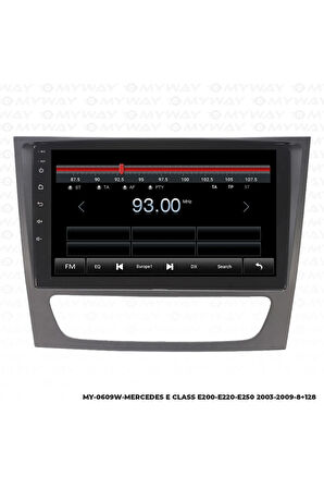 Mercedes E Class E200-e220-e250 Android Multimedya 4gb Ram Carplay Navigasyon Ekran - Myway