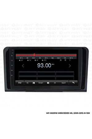 Mercedes Ml Android Multimedya 4gb Ram Carplay Navigasyon Ekran - Myway