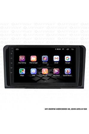 Mercedes Ml Android Multimedya 4gb Ram Carplay Navigasyon Ekran - Myway