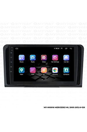 Mercedes Ml Android Multimedya 4gb Ram Carplay Navigasyon Ekran - Myway