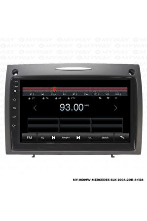 Mercedes Slk Android Multimedya 4gb Ram Carplay Navigasyon Ekran - Myway
