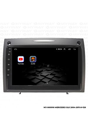 Mercedes Slk Android Multimedya 4gb Ram Carplay Navigasyon Ekran - Myway
