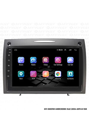 Mercedes Slk Android Multimedya 4gb Ram Carplay Navigasyon Ekran - Myway