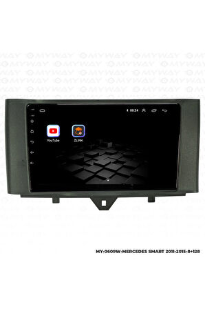 Mercedes Smart Android Multimedya 4gb Ram Carplay Navigasyon Ekran - Myway