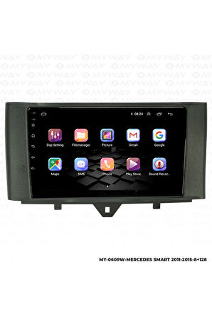 Mercedes Smart Android Multimedya 4gb Ram Carplay Navigasyon Ekran - Myway