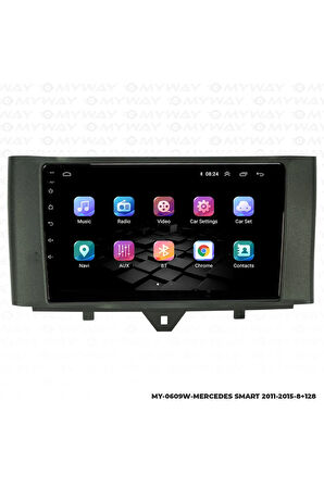 Mercedes Smart Android Multimedya 4gb Ram Carplay Navigasyon Ekran - Myway
