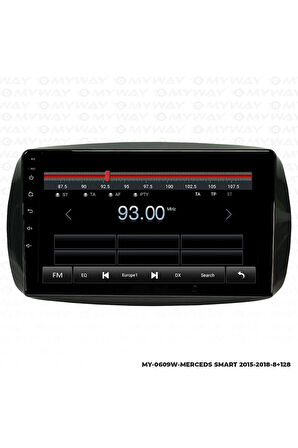 Mercedes Smart Android Multimedya 4gb Ram Carplay Navigasyon Ekran - Myway