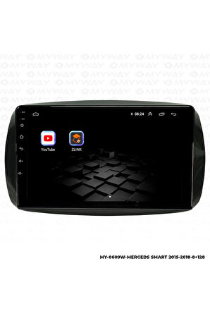 Mercedes Smart Android Multimedya 4gb Ram Carplay Navigasyon Ekran - Myway