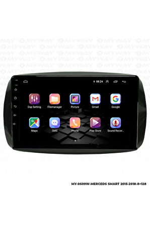 Mercedes Smart Android Multimedya 4gb Ram Carplay Navigasyon Ekran - Myway