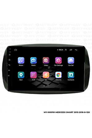 Mercedes Smart Android Multimedya 4gb Ram Carplay Navigasyon Ekran - Myway