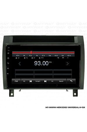 Mercedes Universal Android Multimedya 4gb Ram Carplay Navigasyon Ekran - Myway