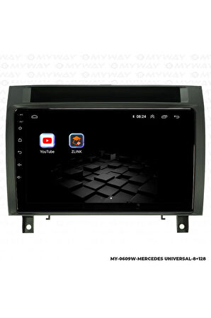 Mercedes Universal Android Multimedya 4gb Ram Carplay Navigasyon Ekran - Myway