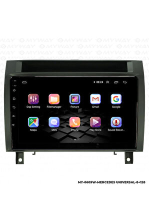 Mercedes Universal Android Multimedya 4gb Ram Carplay Navigasyon Ekran - Myway