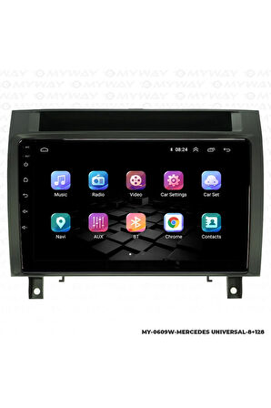 Mercedes Universal Android Multimedya 4gb Ram Carplay Navigasyon Ekran - Myway