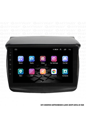 Mitsubishi L200 Android Multimedya 4gb Ram Carplay Navigasyon Ekran - Myway