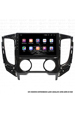 Mitsubishi L200 Android Multimedya 4gb Ram Carplay Navigasyon Ekran - Myway