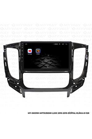 Mitsubishi L200 Android Multimedya 4gb Ram Carplay Navigasyon Ekran - Myway