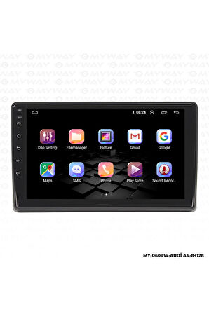 Audi A4 Android Multimedya 4gb Ram Carplay Navigasyon Ekran - Myway