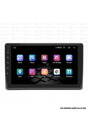 Audi A4 Android Multimedya 4gb Ram Carplay Navigasyon Ekran - Myway