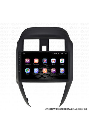 Nissan Micra Android Multimedya 4gb Ram Carplay Navigasyon Ekran - Myway