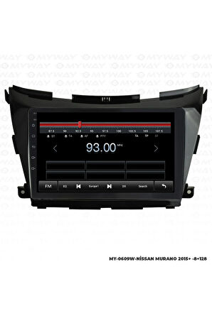 Nissan Murano Android Multimedya 4gb Ram Carplay Navigasyon Ekran - Myway