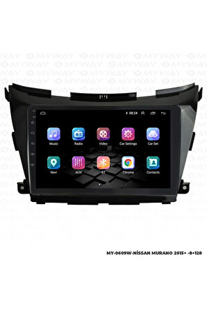 Nissan Murano Android Multimedya 4gb Ram Carplay Navigasyon Ekran - Myway