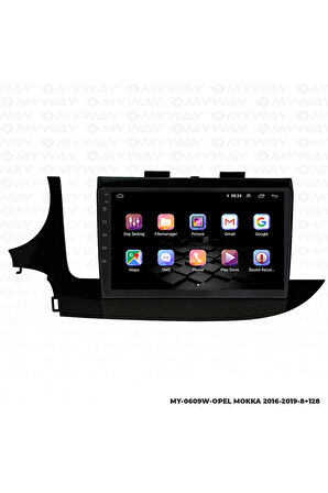 Opel Mokka Android Multimedya 4gb Ram Carplay Navigasyon Ekran - Myway