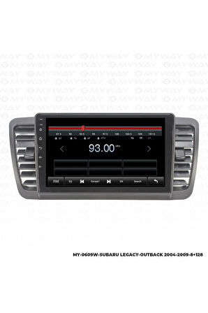 Subaru Legacy Android Multimedya 4gb Ram Carplay Navigasyon Ekran - Myway