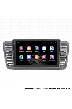 Subaru Outback 3 Android Multimedya 4gb Ram Carplay Navigasyon Ekran - Myway