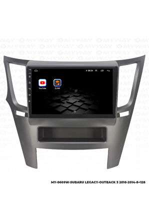 Subaru Outback 3 Android Multimedya 4gb Ram Carplay Navigasyon Ekran - Myway