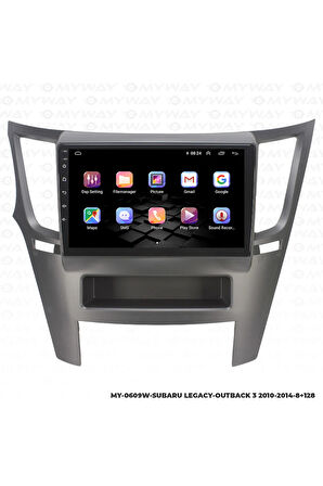 Subaru Outback 3 Android Multimedya 4gb Ram Carplay Navigasyon Ekran - Myway