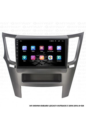 Subaru Outback 3 Android Multimedya 4gb Ram Carplay Navigasyon Ekran - Myway