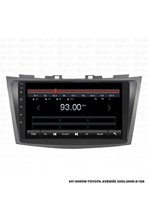 Toyota Avensis Android Multimedya 4gb Ram Carplay Navigasyon Ekran - Myway