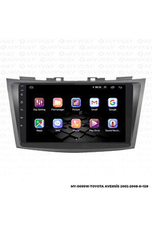 Toyota Avensis Android Multimedya 4gb Ram Carplay Navigasyon Ekran - Myway