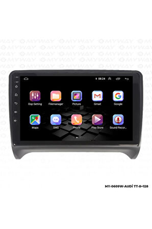 Audi Tt Android Multimedya 4gb Ram Carplay Navigasyon Ekran - Myway