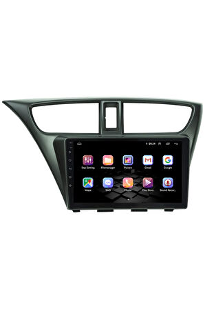 Honda Civic Hatchback Android Multimedya 4gb Ram Carplay Navigasyon Ekran - Myway