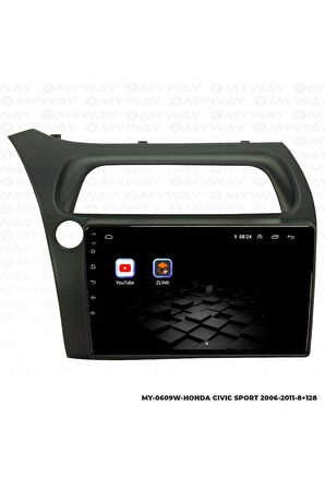 Honda Civic Sport Android Multimedya 4gb Ram Carplay Navigasyon Ekran - Myway