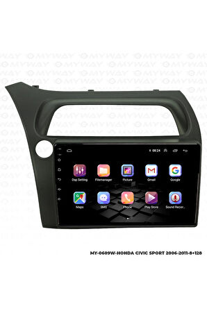Honda Civic Sport Android Multimedya 4gb Ram Carplay Navigasyon Ekran - Myway