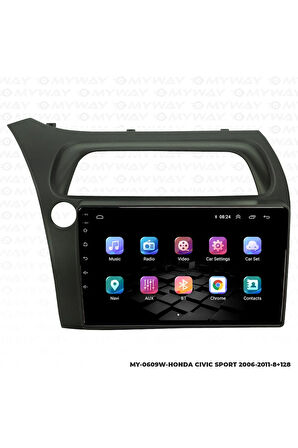 Honda Civic Sport Android Multimedya 4gb Ram Carplay Navigasyon Ekran - Myway