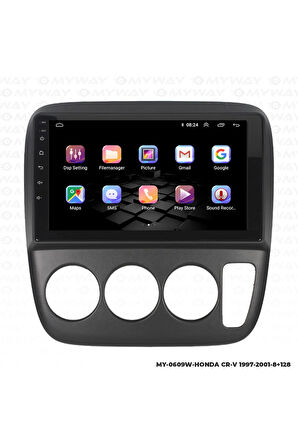 Honda Cr-v Android Multimedya 4gb Ram Carplay Navigasyon Ekran - Myway