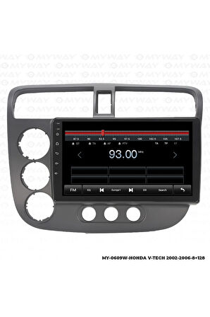 Honda V-tech 2 Android Multimedya 4gb Ram Carplay Navigasyon Ekran - Myway