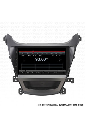 Hyundai Elantra Android Multimedya 4gb Ram Carplay Navigasyon Ekran - Myway
