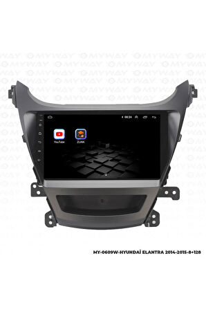 Hyundai Elantra Android Multimedya 4gb Ram Carplay Navigasyon Ekran - Myway
