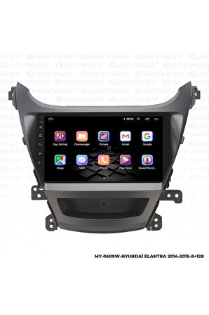 Hyundai Elantra Android Multimedya 4gb Ram Carplay Navigasyon Ekran - Myway