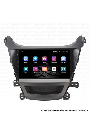 Hyundai Elantra Android Multimedya 4gb Ram Carplay Navigasyon Ekran - Myway