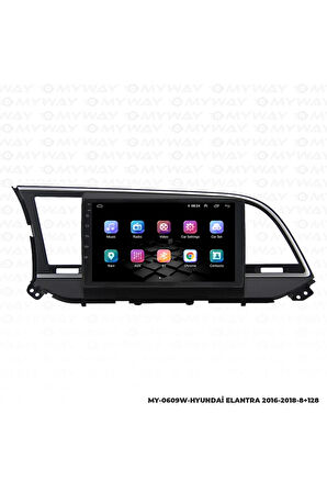 Hyundai Elantra Android Multimedya 4gb Ram Carplay Navigasyon Ekran - Myway