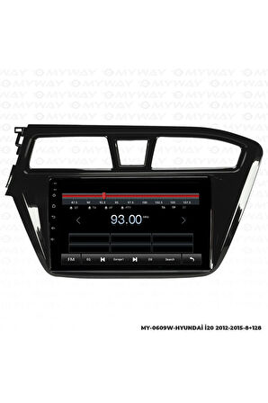 Hyundai I20 Android Multimedya 4gb Ram Carplay Navigasyon Ekran - Myway