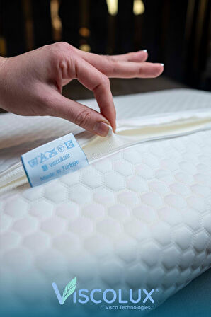 Mega Boy Ortopedik Yastık - Boyun Destekli Visco Yastık Yeşil 60x40x11/8