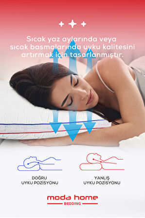 Moda Home Bedding 2li Klimalı Yastık