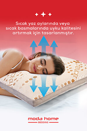 Moda Home Bedding Tencel Klimalı Yastık,Klimalı Yastık